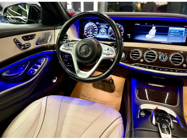 Mercedes-Benz S 350 Long 4Matic* AMG* HeadUp* Pano* Лизинг* TV - автомобили, коли, обяви за нови и употребявани 8