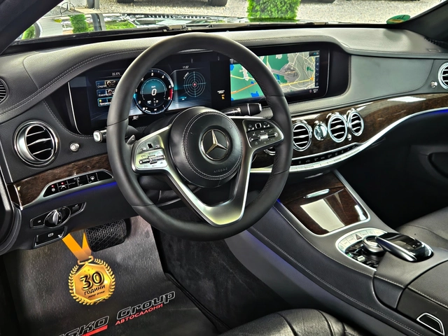 Mercedes-Benz S 350 L/AMG/4M/PANO/DISTR/360CAMERA/BURMESTER/ОБДУХ/ЛИЗИ - автомобили, коли, обяви за нови и употребявани 9
