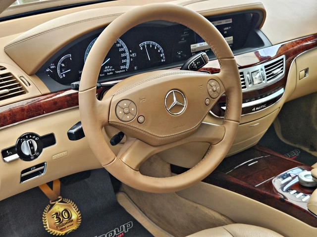 Mercedes-Benz S 350 AMG/FACE/4MAT/TVx3/DISTR/CAMERA/NIGHT/ОБДУХ/ВАКУУМ - автомобили, коли, обяви за нови и употребявани 8