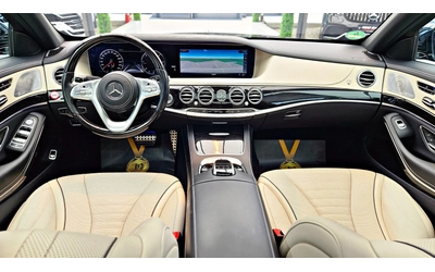 Mercedes-Benz S 350 !AMG/4М/DIST/HUD/PANO/BURMES/360CAM/ВАКУ/MAСАЖ/ОБД - автомобили, коли, обяви за нови и употребявани 7