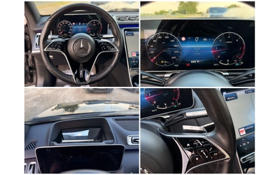 Mercedes-Benz S 400 D= 4MATIC= 63 AMG= LONG= HUD= 360* CAMERA= BURMEST - автомобили, коли, обяви за нови и употребявани 15