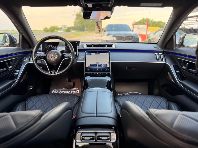 Mercedes-Benz S 400 D= 4MATIC= 63 AMG= LONG= HUD= 360* CAMERA= BURMEST - автомобили, коли, обяви за нови и употребявани 9