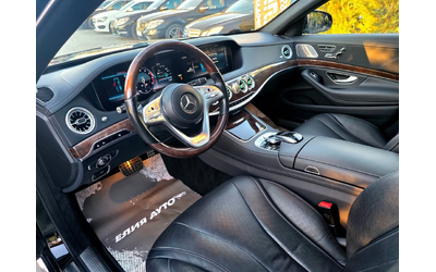 Mercedes-Benz S 450 FULL BLACK LINE FACELIFT ПАНОРАМА ЛИЗИНГ 100% - автомобили, коли, обяви за нови и употребявани 11