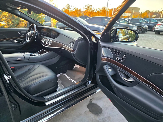 Mercedes-Benz S 450 FULL BLACK LINE FACELIFT ПАНОРАМА ЛИЗИНГ 100% - автомобили, коли, обяви за нови и употребявани 12