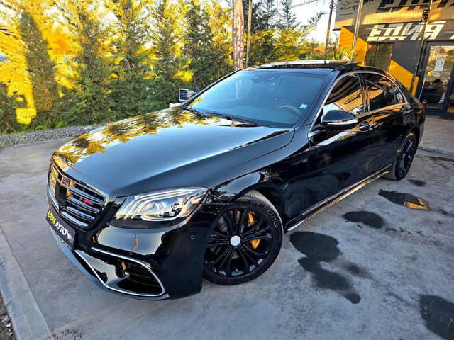 Mercedes-Benz S 450 FULL BLACK LINE FACELIFT ПАНОРАМА ЛИЗИНГ 100% - автомобили, коли, обяви за нови и употребявани 4