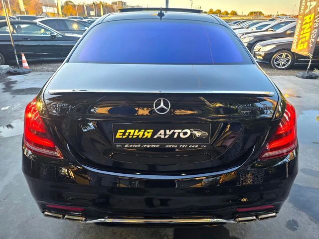 Mercedes-Benz S 450 FULL BLACK LINE FACELIFT ПАНОРАМА ЛИЗИНГ 100% - автомобили, коли, обяви за нови и употребявани 7