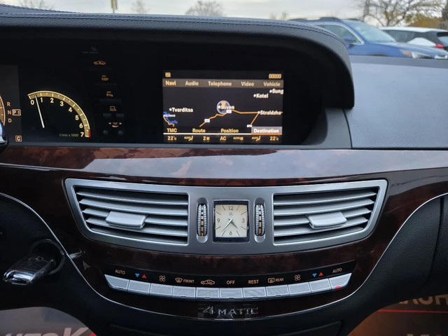 Mercedes-Benz S 500 5.5i-388кс= FACE= 6.3 LINE= 4x4= DISTRONIC= H&K - автомобили, коли, обяви за нови и употребявани 15