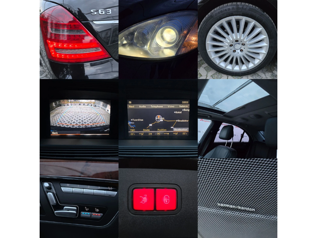 Mercedes-Benz S 500 5.5i-388кс= FACE= 6.3 LINE= 4x4= DISTRONIC= H&K - автомобили, коли, обяви за нови и употребявани 16