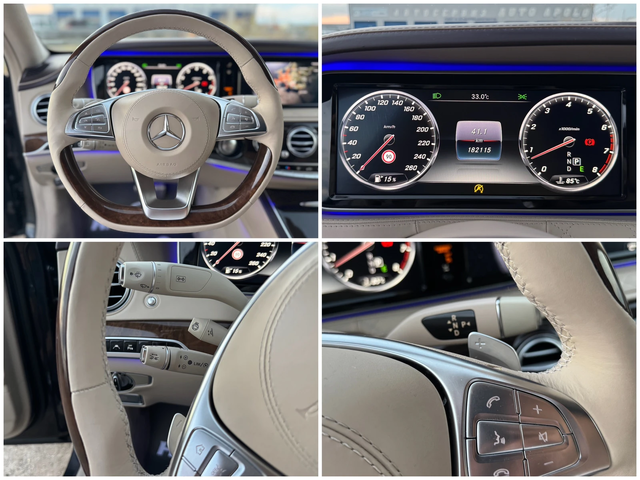 Mercedes-Benz S 500 L= 4MATIC= 9G-TRONIC= AMG= EDOTION1= DESIGNO= 3XTV - автомобили, коли, обяви за нови и употребявани 13