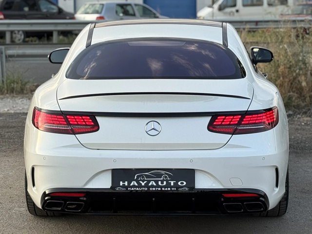 Mercedes-Benz S 500 Coupe= 4Matic= 63 AMG= Edition1= HUD= 360* Камера= - автомобили, коли, обяви за нови и употребявани 5