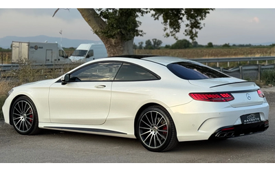 Mercedes-Benz S 500 Coupe= 4Matic= 63 AMG= Edition1= HUD= 360* Камера= - автомобили, коли, обяви за нови и употребявани 6