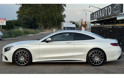 Mercedes-Benz S 500 Coupe= 4Matic= 63 AMG= Edition1= HUD= 360* Камера= - автомобили, коли, обяви за нови и употребявани 7