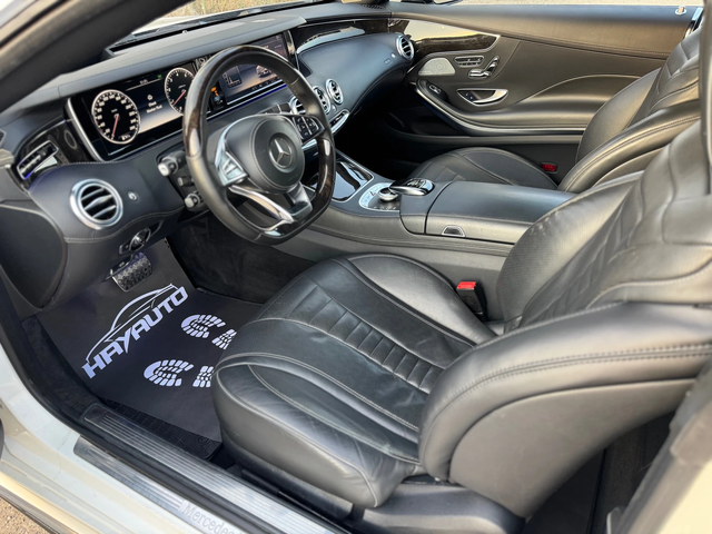 Mercedes-Benz S 500 Coupe= 4Matic= 63 AMG= Edition1= HUD= 360* Камера= - автомобили, коли, обяви за нови и употребявани 8
