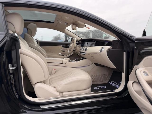 Mercedes-Benz S 500 Coupe= 4Matic= 63 AMG= Keyless Go= HUD= Панорама= - автомобили, коли, обяви за нови и употребявани 10