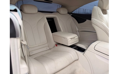 Mercedes-Benz S 500 Coupe= 4Matic= 63 AMG= Keyless Go= HUD= Панорама= - автомобили, коли, обяви за нови и употребявани 11
