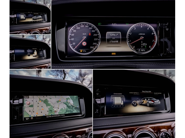 Mercedes-Benz S 500 Long-4MATIC-Webasto-NightVision-FULL! - автомобили, коли, обяви за нови и употребявани 15