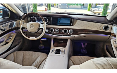 Mercedes-Benz S 500 L/AMG/4M/TVx3/DISTR/PANO/ВАКУУМ/HUD/ОБДУХ/МАСАЖ/LI - автомобили, коли, обяви за нови и употребявани 7