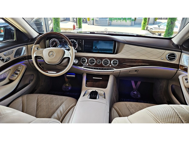 Mercedes-Benz S 500 L/AMG/4M/TVx3/DISTR/PANO/ВАКУУМ/HUD/ОБДУХ/МАСАЖ/LI - автомобили, коли, обяви за нови и употребявани 7