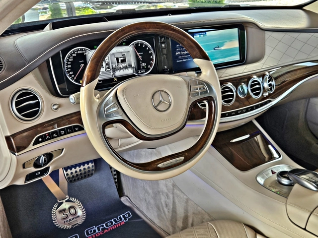 Mercedes-Benz S 500 L/AMG/4M/TVx3/DISTR/PANO/ВАКУУМ/HUD/ОБДУХ/МАСАЖ/LI - автомобили, коли, обяви за нови и употребявани 8