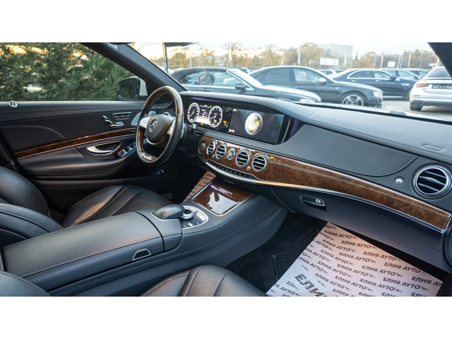 Mercedes-Benz S 550 I LONG FULL AMG LINE ПАНО BURMEISTER ЛИЗИНГ 100% - автомобили, коли, обяви за нови и употребявани 13