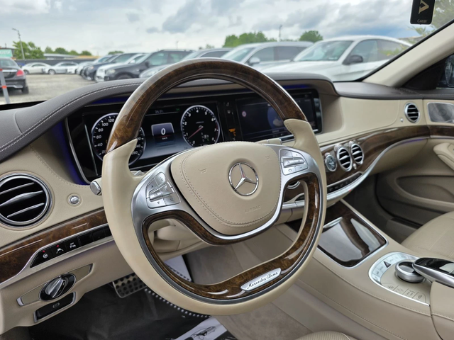 Mercedes-Benz S 550 LONG FULL AMG PACK ПАНОРАМА TOP ЛИЗИНГ 100% - автомобили, коли, обяви за нови и употребявани 13