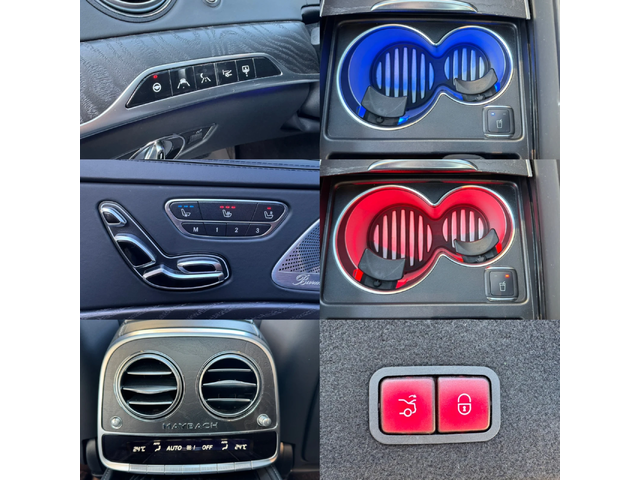 Mercedes-Benz S 560 MAYBACH#4MAT#DESIGNO#Bi-COLOR#FULL FULL - автомобили, коли, обяви за нови и употребявани 13