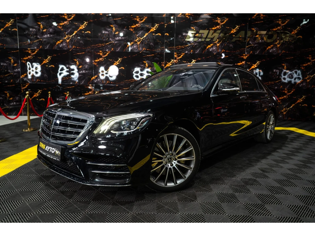 Mercedes-Benz S 560 LONG FACELIFT AMG LINE ПАНО BURM 3XTV ЛИЗИНГ 100% - автомобили, коли, обяви за нови и употребявани 0
