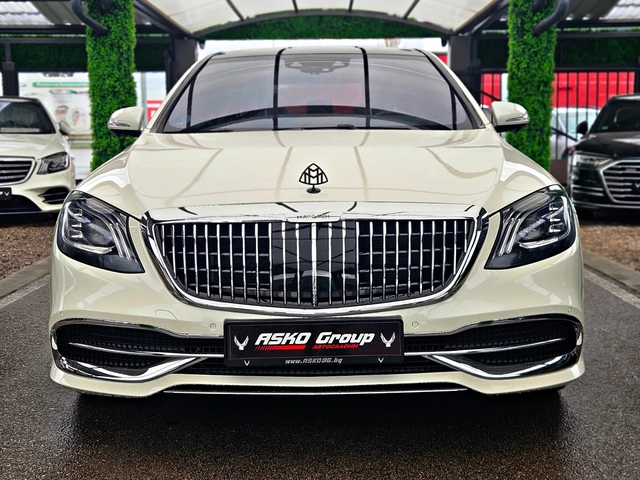 Mercedes-Benz S 560 ! L/4MAT/MAYBACH/TVx3/DISTR/ВАКУМ/PANO/ОБДУХ/BURME - автомобили, коли, обяви за нови и употребявани 1