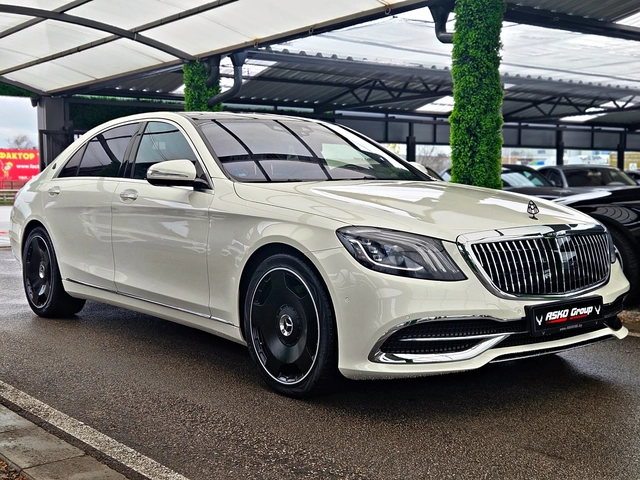 Mercedes-Benz S 560 ! L/4MAT/MAYBACH/TVx3/DISTR/ВАКУМ/PANO/ОБДУХ/BURME - автомобили, коли, обяви за нови и употребявани 2
