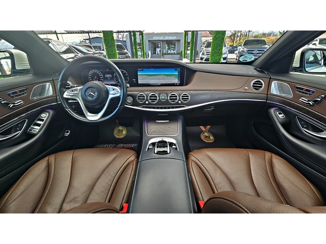 Mercedes-Benz S 560 ! L/4MAT/MAYBACH/TVx3/DISTR/ВАКУМ/PANO/ОБДУХ/BURME - автомобили, коли, обяви за нови и употребявани 7