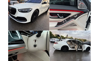 Mercedes-Benz S 580 MAYBACH-LONG-3D BURMESTER-VAKUM-MONITORI-360K-FULL - автомобили, коли, обяви за нови и употребявани 16