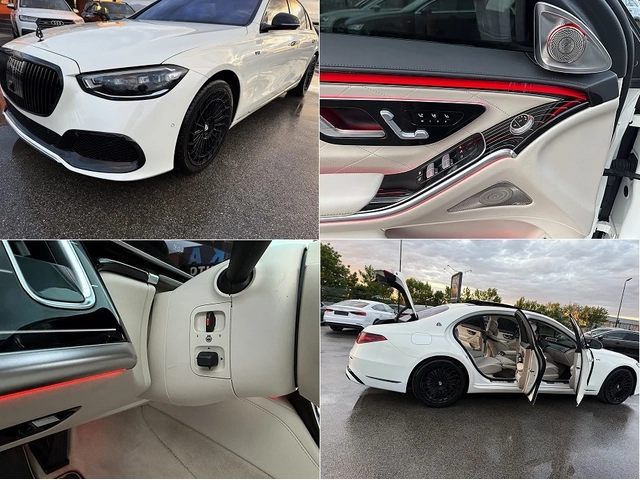 Mercedes-Benz S 580 MAYBACH-LONG-3D BURMESTER-VAKUM-MONITORI-360K-FULL - автомобили, коли, обяви за нови и употребявани 16