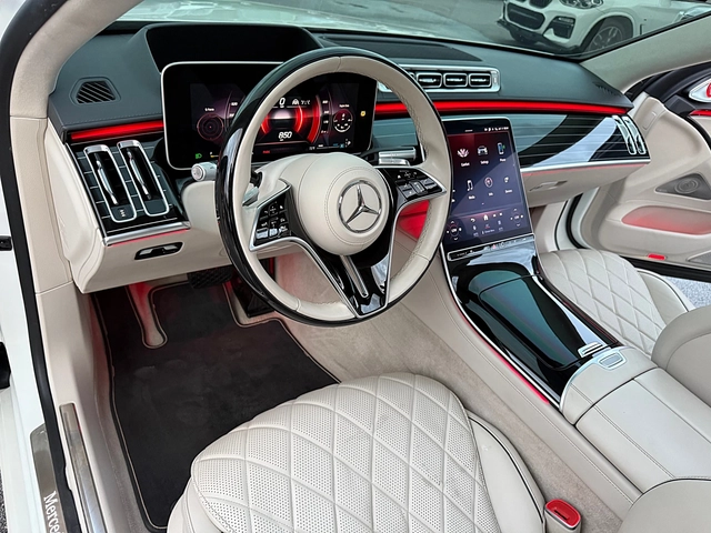 Mercedes-Benz S 580 MAYBACH-LONG-3D BURMESTER-VAKUM-MONITORI-360K-FULL - автомобили, коли, обяви за нови и употребявани 9