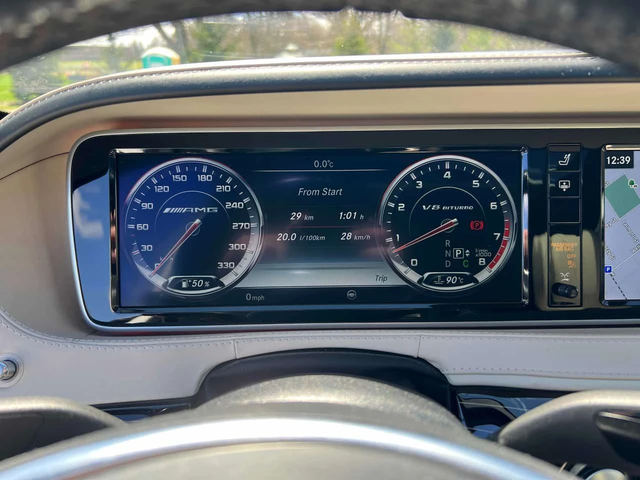 Mercedes-Benz S 63 Night Vision/360/DIS/HUD/BURMESTER/ОБДУХВАНЕ - автомобили, коли, обяви за нови и употребявани 7