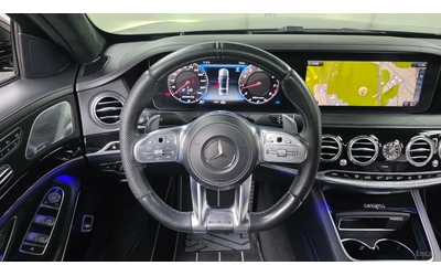 Mercedes-Benz S 63 AMG 4MATIC+ * HUD* МОНИТОРИ* МАСАЖИ* 360 - автомобили, коли, обяви за нови и употребявани 12