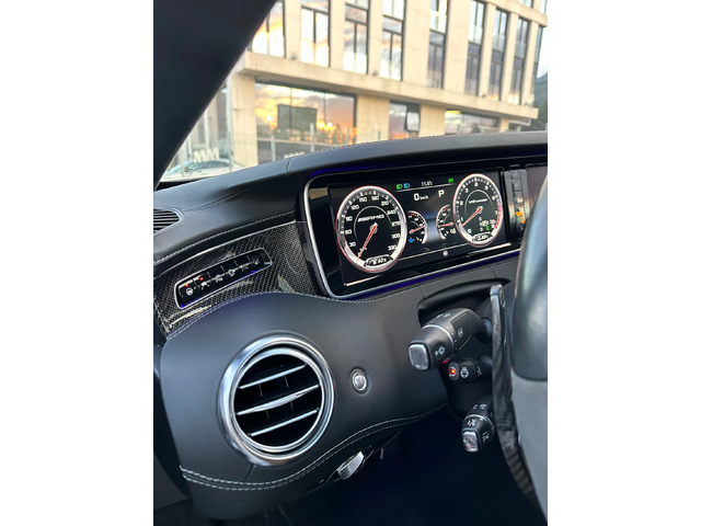 Mercedes-Benz S 63 AMG Brabus Carbon 360 HUD NIGHT VISION TV Швейцария - автомобили, коли, обяви за нови и употребявани 7