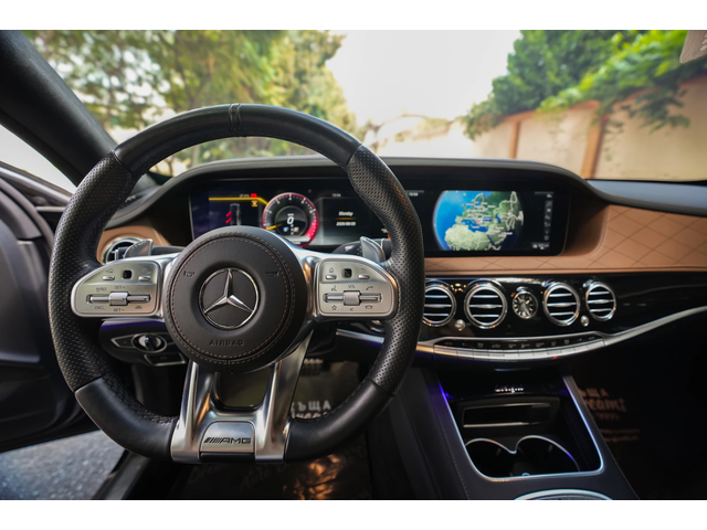 Mercedes-Benz S 63 AMG LONG| DESIGNO| BURMESTER| CARBON CERAMIC| TV| FULL - автомобили, коли, обяви за нови и употребявани 6