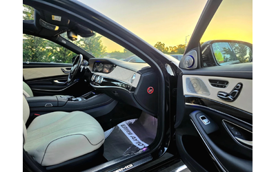 Mercedes-Benz S 63 AMG LONG 4 MATIC 3XTV ПАНОРАМА БЯЛА КОЖА ЛИЗИНГ 100% - автомобили, коли, обяви за нови и употребявани 13