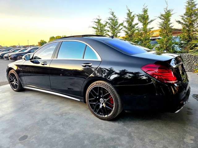 Mercedes-Benz S 63 AMG LONG 4 MATIC 3XTV ПАНОРАМА БЯЛА КОЖА ЛИЗИНГ 100% - автомобили, коли, обяви за нови и употребявани 6