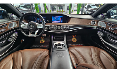 Mercedes-Benz S 63 AMG L/4M/4D BURMESTER/DISTR/TV/HUD/МАСАЖ/ПАНО/F1/LIZI - автомобили, коли, обяви за нови и употребявани 7