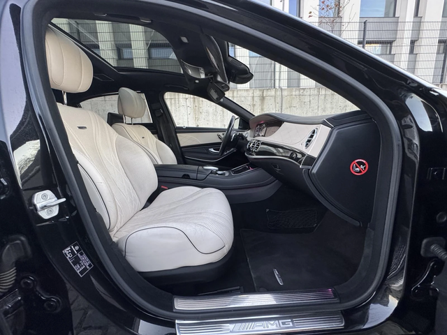 Mercedes-Benz S 63 AMG L/4MATIC/PANO/3TV/Ceramic/360 /MULTY/Full - автомобили, коли, обяви за нови и употребявани 11