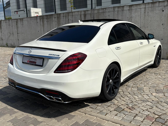 Mercedes-Benz S 63 AMG L/NAVI/4MATIC/3TV/PANO/CERAMIC/KAM/MULTY/Excellen! - автомобили, коли, обяви за нови и употребявани 5