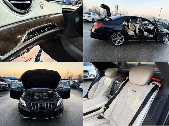 Mercedes-Benz S 63 AMG FACE-4x4-LAZER-VAKUM-DISTRONIK-KAMERA-ДЪЛГА БАЗА ! - автомобили, коли, обяви за нови и употребявани 16
