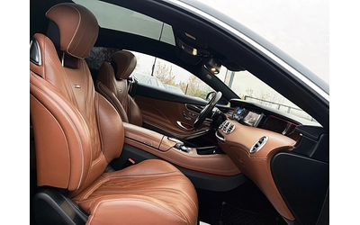 Mercedes-Benz S 63 AMG COUPE-DISTRONIK-PANORAMA-BURMEDTER-HEAD UP-FUL FUL - автомобили, коли, обяви за нови и употребявани 11