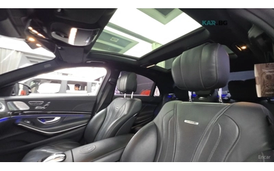 Mercedes-Benz S 63 AMG 4MATIC+ * КОЖА* ПОДГРЕВ* ОБДУХВ* BURMASTER* PANO* - автомобили, коли, обяви за нови и употребявани 16