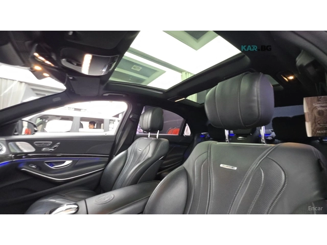 Mercedes-Benz S 63 AMG 4MATIC+ * КОЖА* ПОДГРЕВ* ОБДУХВ* BURMASTER* PANO* - автомобили, коли, обяви за нови и употребявани 16