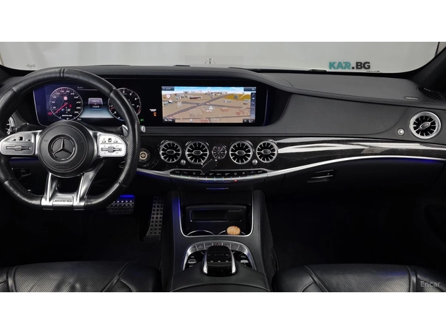 Mercedes-Benz S 63 AMG 4MATIC+ * КОЖА* ПОДГРЕВ* ОБДУХВ* BURMASTER* PANO* - автомобили, коли, обяви за нови и употребявани 6