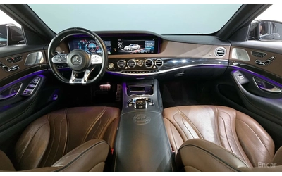 Mercedes-Benz S 63 AMG 4MATIC+ BURMESTER* ОБДУХ* LANE ASS* ПАНО* HUD* 36 - автомобили, коли, обяви за нови и употребявани 6