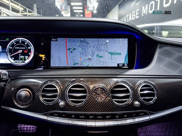 Mercedes-Benz S 63 AMG * ПОДГРЕВ* ОБДУХВАНЕ* МАСАЖИ* TV* ПАНО* BURMESTER* - автомобили, коли, обяви за нови и употребявани 10