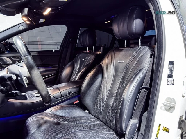 Mercedes-Benz S 63 AMG * ПОДГРЕВ* ОБДУХВАНЕ* МАСАЖИ* TV* ПАНО* BURMESTER* - автомобили, коли, обяви за нови и употребявани 11